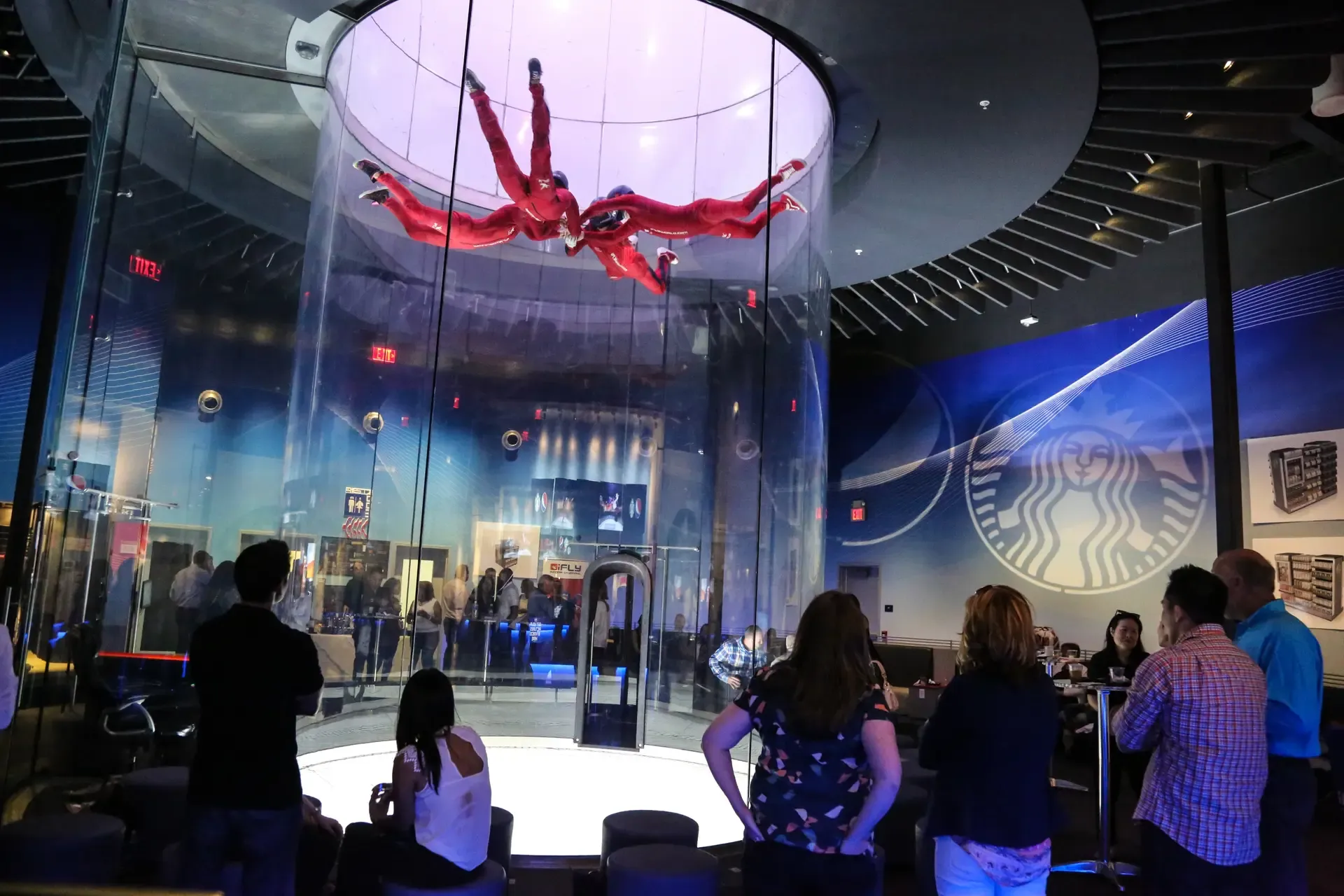 Corporate group event at iFLY