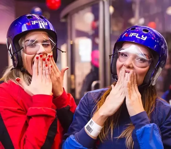 Family flying together at iFLY Indoor Skydiving